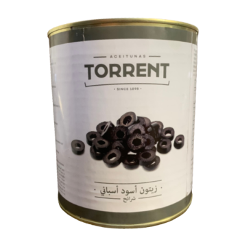 زيتون اسود شرائح 3كغم*6