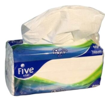 كلينكس فايف ستار 600 سحبة *24